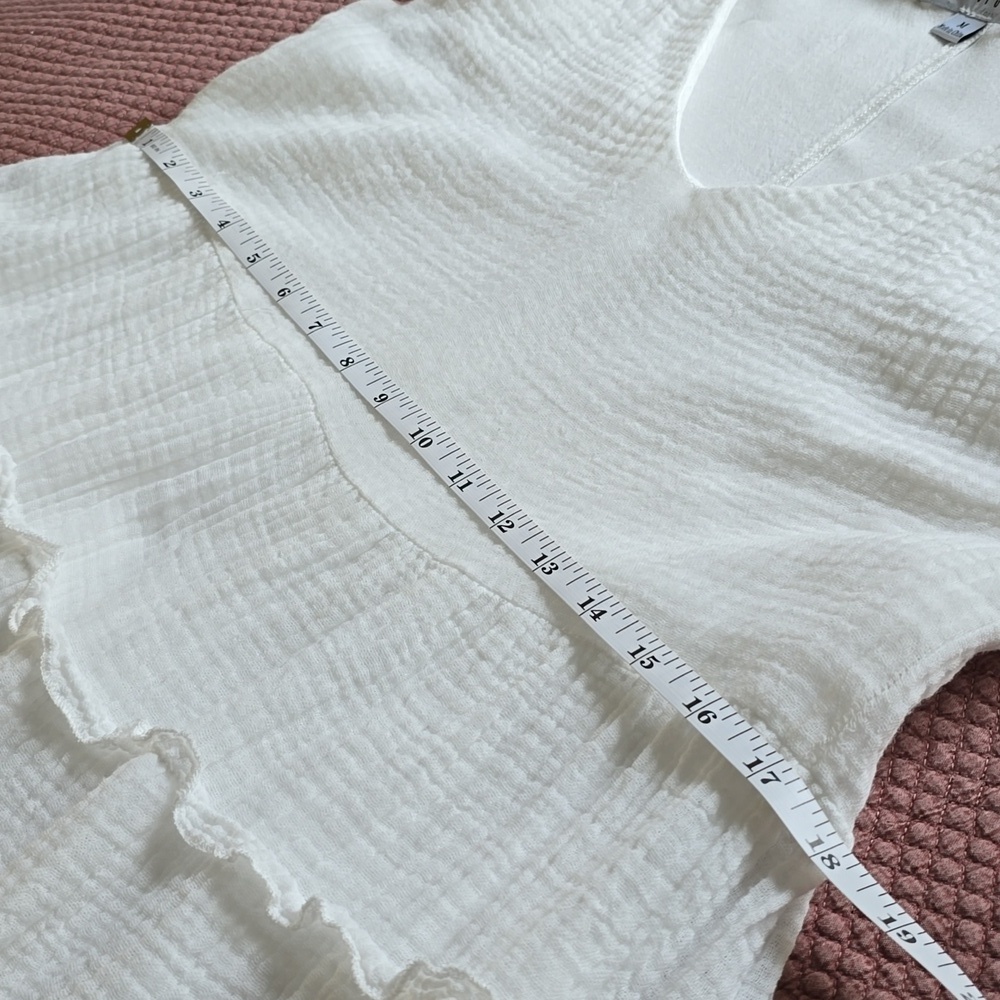Favlux Flirty White Ruffled Dress - Picture 9 of 14